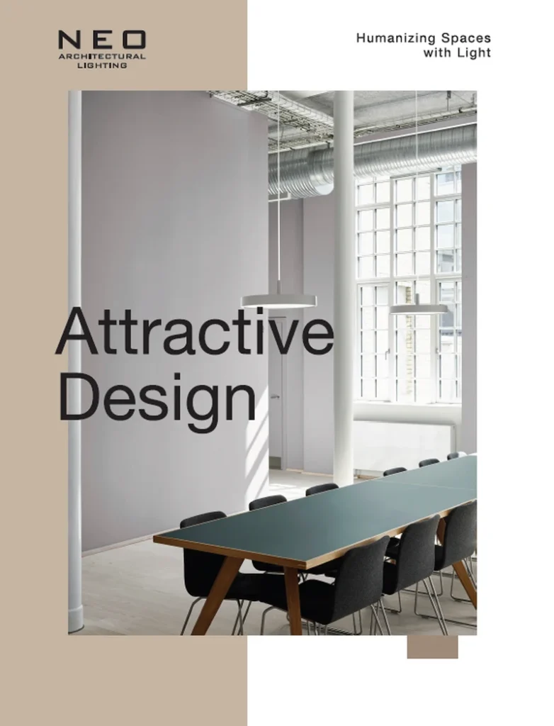 NEO Architectural Lighting - Attractive Design Brochure Cover